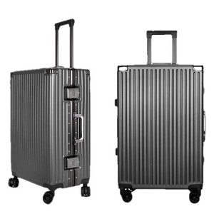 Maleta con Ruedas Giratorias de 360 Grados, Gran Capacidad, con Cierre, Color Sólido, Unisex, para Viajes y Ocio - Product Image 5