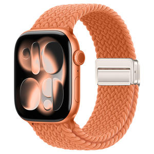 Bracelet de montre tissé en nylon élastique à boucle magnétique pour <span class=keywords><strong>Apple</strong></span> <span class=keywords><strong>Watch</strong></span> IWatch 6 7 8 9 10 11 Bracelet <span class=keywords><strong>SE</strong></span> 7 6 8 9 10 Ultra2 - Product Image 6