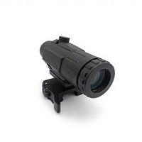 High Quality SCGX 3x21 Magnifier Optics Aluminum Black Compact Red Dot Sight 69mm Eye Relief 21mm Objective Hunting Accessories