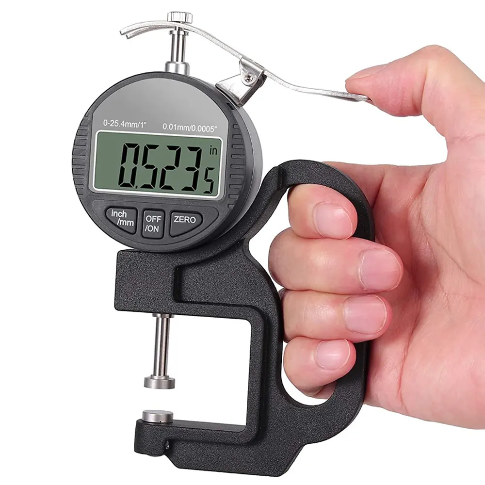 Micron Thickness Gauge Meter 0.001mm accuracy 0-25.4*30mm Electronic Thickness Gauge digital wholesale