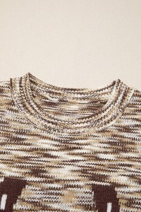 <strong>Women</strong> Western Horseshoe Jacquard Knit Sleeveless <strong>Vest</strong> Shirts Crew Neck Tank <strong>Top</strong> Cowgirl Casual Layering Waistcoat for US <strong>UK</strong> AU - Product Image 3