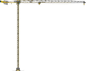 ZCJJ中国建築機械SFT100 T6013-8タワークレーン - Product Image 2