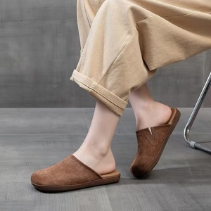 Collection Été 2025 – Sandales élégantes à bout fermé pour femme, en cuir véritable, semelle extérieure en caoutchouc antidérapante, souples - Product Image 4