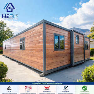 บ้านสำเร็จรูปแบบตู้คอนเทนเนอร์ขนาด 78 ตร.ม. 40 ฟุต ขยายได้ 4 ห้องนอน บ้านบังกะโล ได้มาตรฐานออสเตรเลีย A1 ไม่ติดไฟ พร้อมอยู่อาศัยภายใน 3 ชั่วโมง ผลิตจาก MGO - Product Image 1