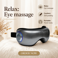 Masseur oculaire pliable avec airbag, appareil de massage des yeux par pétrissage, instrument de soin des yeux, cadeau parfait pour la relaxation pour papa et maman