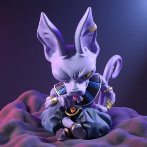 Figura de PVC de Anime, Colección de Siete Bolas de Dragón, Dios de la Destrucción, Billus, Adornos de Colección, Artículos de Animación, 0-24 - Product Image 1