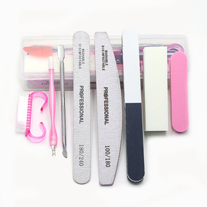 8 pz/scatola da vista Set per Manicure professionale Zebra lima per unghie tampone in legno lavabile per cuticole push Gel UV Kit di strumenti per unghie - Product Image 4