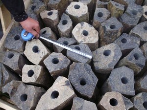 Fontaines d'eau en basalte sur mesure à <span class=keywords><strong>vendre</strong></span> - Ornements de jardin au design moderne pour usage extérieur en villa - Product Image 3