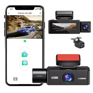 Relee Çok Lensli Kayıt Cihazı Araç Kamerası 4K Ön Arka ve İç Kamera ile Yol Sürüşü İzleme 2160P Araç DVR Kamerası WiFi GPS - Product Image 1