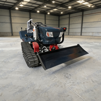 Tractor de orugas premium de 35 HP con accesorio de excavadora, máquina multifuncional para labranza rotativa agrícola