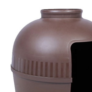 Caja de arena de plástico biodegradable para gatos, <span class=keywords><strong>bandeja</strong></span> con planta oculta multifuncional, sirve como nido de muebles - Product Image 3