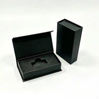 Boîte à parfum personnalisée en mousse EVA noire découpée pour petit flacon de parfum, emballage complet pour parfum