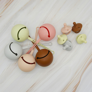 Bán Buôn An Toàn & Bite Kháng Silicone Cao Su Bé Núm Vú Trung Quốc Nhà Cung Cấp Thiết Kế Mới Silicone Bé Vú Cao Su Yếm Pacifier - Product Image 6
