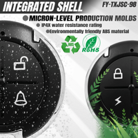 Nuevo Control Remoto Inalámbrico Personalizable 315 433 350mhz Ev1527 con Código de Aprendizaje para Motores de Portones