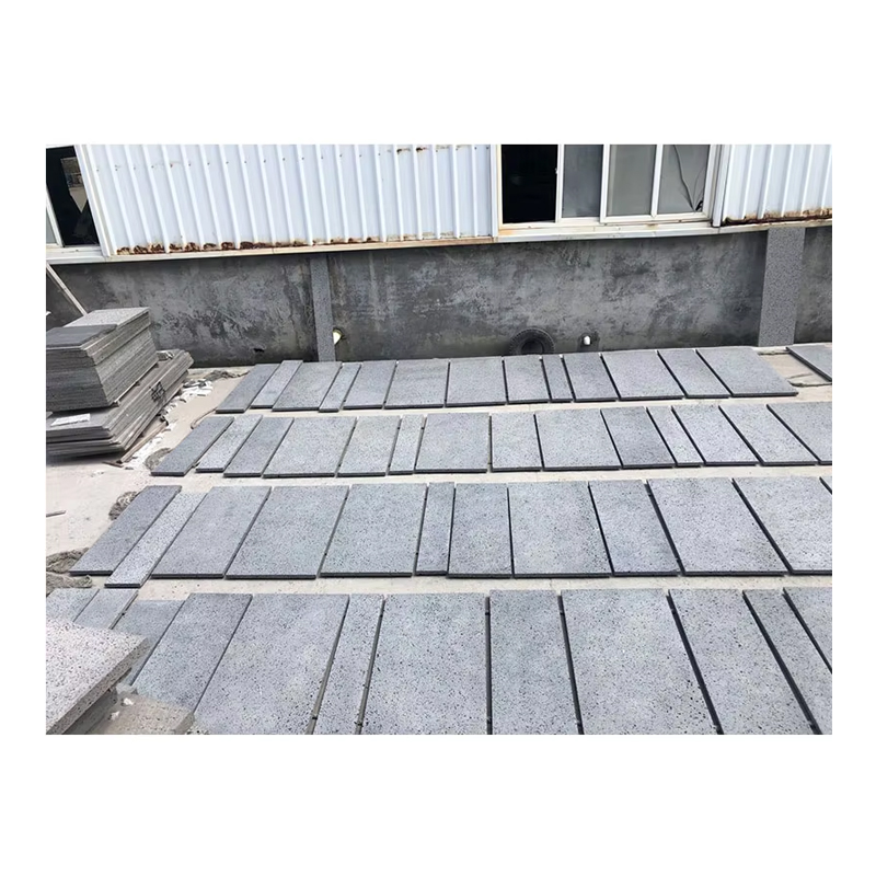 Черный камень Pavers Honedblack каменный базальт для продажи