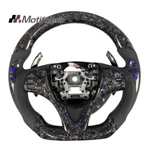 พวงมาลัยคาร์บอนไฟเบอร์ปลอมแปลงสำหรับ Acura TLX MDX A-Spec PMC 2015-2020ปรับแต่งได้ตามต้องการพร้อมตัวเปลี่ยนเกียร์ใบพัดภายใน - Product Image 1