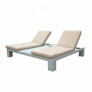 Mimbre salón para natación <span class=keywords><strong>piscina</strong></span> de aluminio al aire libre muebles de salón sillón de mimbre Silla de salón - Product Image 3
