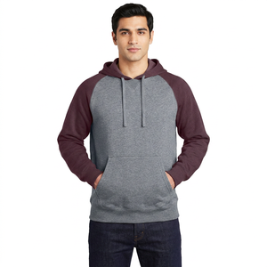 High Quality Men Casual Wear 100% Cotton Vintage High Street Zipper Design Quick Dry Breathable <b>Lightweight</b> <b>Hoodie</b> Wholesale - Product Image 1