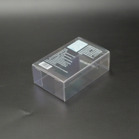 Boîte en plastique pliable jetable recyclable en PET, PP, PVC, imprimée en couleur, avec logo personnalisé, pour emballage cadeau ou gâteau, impression CMYK, vernissage 4 couleurs