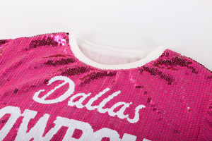 In-stock Item American Football <strong>Cowboys</strong> Dallas <strong>Cowboys</strong> Sequin Dress Football <strong>Cowboys</strong> Jersey Sequins T <strong>Shirt</strong> Dress <strong>for</strong> <strong>Women</strong> - Product Image 6