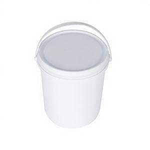 Seau en plastique d'origine vietnamienne 189 x 166 x 203 mm, sérigraphie 4L avec poignée métallique, couleur personnalisée - Product Image 1