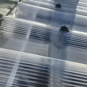 루핑 덮은 폴리 카보네이트 시트 다채로운 골판지 시트 온실