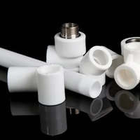 Tube de plomberie PPR standard allemand PN12.5/PN16/PN20/PN25 Tuyau d'eau PPR en plastique vert pour eau chaude et froide