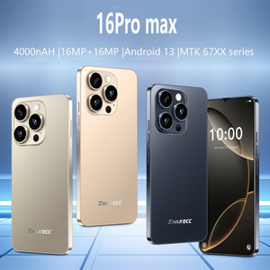 โรงงานผลิตสมาร์ทโฟน 16Pro Max 4-core 4GB+64GB หน้าจอ 6.6 นิ้ว ระบบจดจำใบหน้า รองรับ 2 ซิม 4G รองรับทุกเครือข่าย - Product Image 2