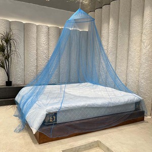 Hot bán sang trọng gấp hình nón Nhà Vua & Nữ Hoàng kích thước giường muỗi lưới vải lưới giường tán muỗi <span class=keywords><strong>Net</strong></span> - Product Image 3