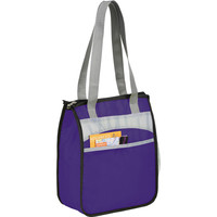 Custom Brand Logo Outdoor Washable Aluminium Foil Lining 12-Can Lunch Insulated Beach Cooler Tote Bag