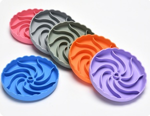 Design antiscivolo lavastoviglie a microonde in Silicone per cuccioli di alimentazione lenta per cani che mangiano lentamente ciotole per cani - Product Image 5