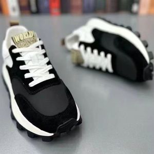 Nuevos zapatos casuales para hombre, suaves, cómodos, antideslizantes, transpirables, con bloques de color, gruesos y resistentes al desgaste, estilo deportivo para caminar. - Product Image 3