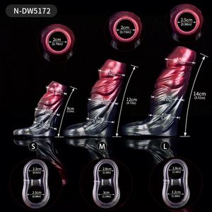 NNSX Penis Sleeve Extender Animal Silicone Male Cock Extender Penis Enlargement Delay Ejaculation Cock <b>Rings</b> Sex Toys <b>for</b> <b>Men</b> - Product Image 6