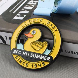 Prix de gros personnalisé OEM en alliage de zinc émail doux médaille en métal Marathon de gymnastique médaille de récompense avec ruban - Product Image 6