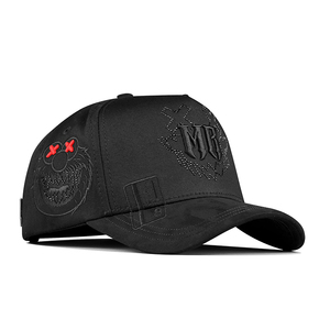 Cappellino da Baseball in Camoscio a 5 Pannelli X El Mago, Qualità Originale 100% Nuovo Modello OEM ODM, Cappelli Personalizzati Dorati - Product Image 4
