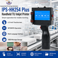 Impresora de Inyección de Tinta Industrial Portátil IPS HH254 Plus de 25.4 mm, Tecnología TIJ, Funciona con Batería, Codificación de Códigos QR/Códigos de Barras para Aplicaciones en Bolsas