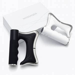 Masseur électrique chauffant pour fascias, pistolet de massage USB rechargeable, mini marteau de massage 3 modes, Gua Sha, soulagement musculaire profond, <span class=keywords><strong>spa</strong></span> corporel - Product Image 1