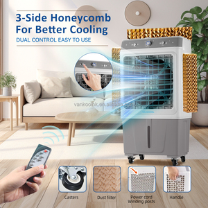 Refroidisseur d'air évaporatif mobile 4500m3/h, climatiseur électrique, refroidisseur d'air désertique, refroidisseur d'air évaporatif sur pied 4 en 1 - Product Image 2