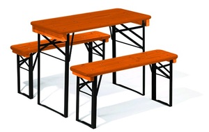 216, manifattura in legno pieghevole tavolo da birra Set/tavolo da birra e panca/giardino in legno/<span class=keywords><strong>Patio</strong></span>/tavolo da esterno - Product Image 4