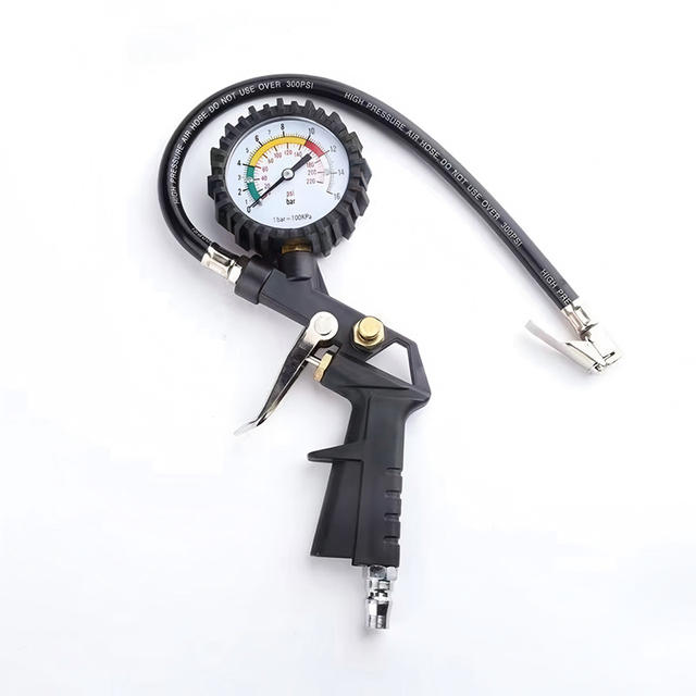 Digital Tire Inflator & Pressure Gauge for Automotive Motorcycle Bicycle Tires