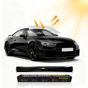 Película de Tinte para Ventanas de Automóvil, Control de Calor Solar, Nano Cerámica, Polarizada, Cristal de Carbono, Tinte para Ventanas de Automóvil - Product Image 1