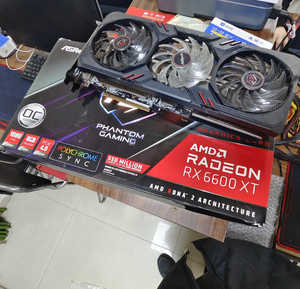 Tarjeta Gráfica <span class=keywords><strong>AsRock</strong></span> Radeon RX <span class=keywords><strong>6600</strong></span> XT Phantom Gaming D 8GB OC GPU AMD GDDR6 DirectX 12 de Alto Rendimiento para Juegos, Segunda Mano - Product Image 3