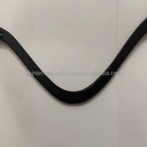 Bandeau équitation en cuir noir, vente en gros, 1 pièce, cuir de vache complet, forme incurvée, bracelet pour bride - Product Image 1