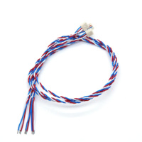 Connecteur JST 03SR-3S personnalisé, série Sr, 3 broches, pas de 1,0 mm, connecteur IDC, fil à fil, 30AWG