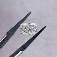 DEF couleur blanc VS1 diamant cultivé en laboratoire de haute qualité Baguette taille émeraude HPHT diamant synthétique laboratoire diamant en vrac