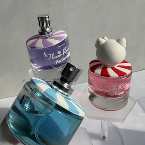 Hot Selling Kitty cat Shape Glass Bottle Fragrant Children & Baby's Cute Private Label Cologne Spray <b>Perfume</b> for Kids - Product Image 4