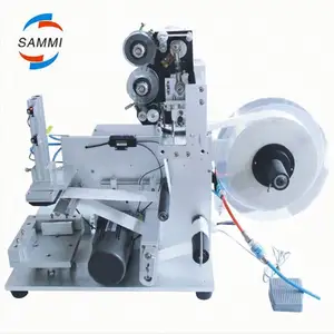 Top supplier best price sauce flat bottles sticker labeling machinery with coder