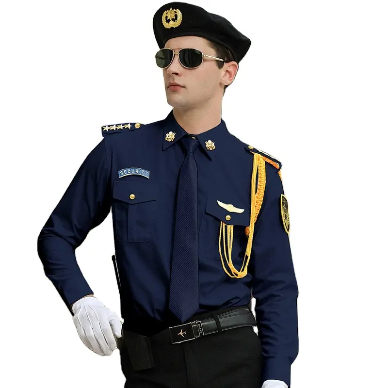 警備員のための工場直接高品質セキュリティ作業服ガードユニフォームガードユニフォーム
