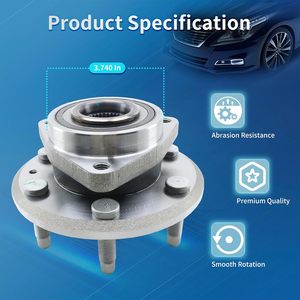 513277-2PK Nouvel ensemble roulement de roue et moyeu pour Chevy Traverse pour Enclave Avant Arrière 2WD FWD - Product Image 3