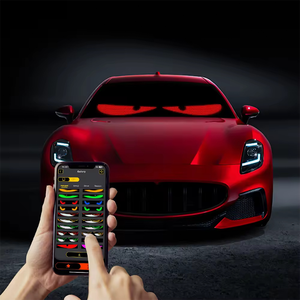 Panel LED Programable para Ventana de Coche con Cable USB, Diseño Libre, Control por Aplicación, Ojos LED para Camión, Panel LED de Matriz - Product Image 2